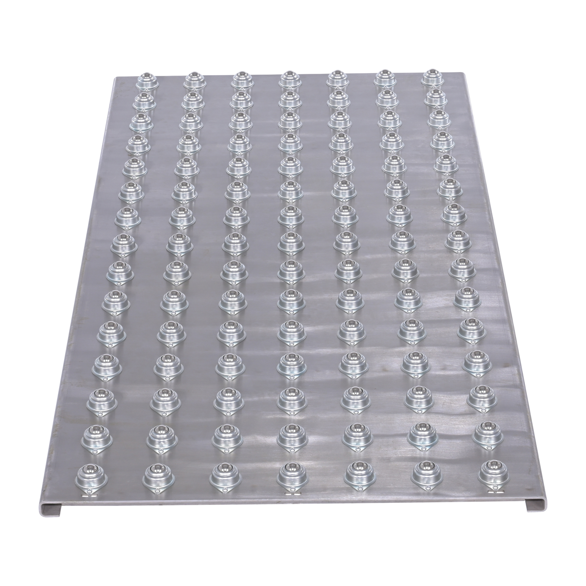Vestil Chrome Transfer Platform - 30in. x 60in., 4.75in. Conveyor Length, Model# BALL-3060